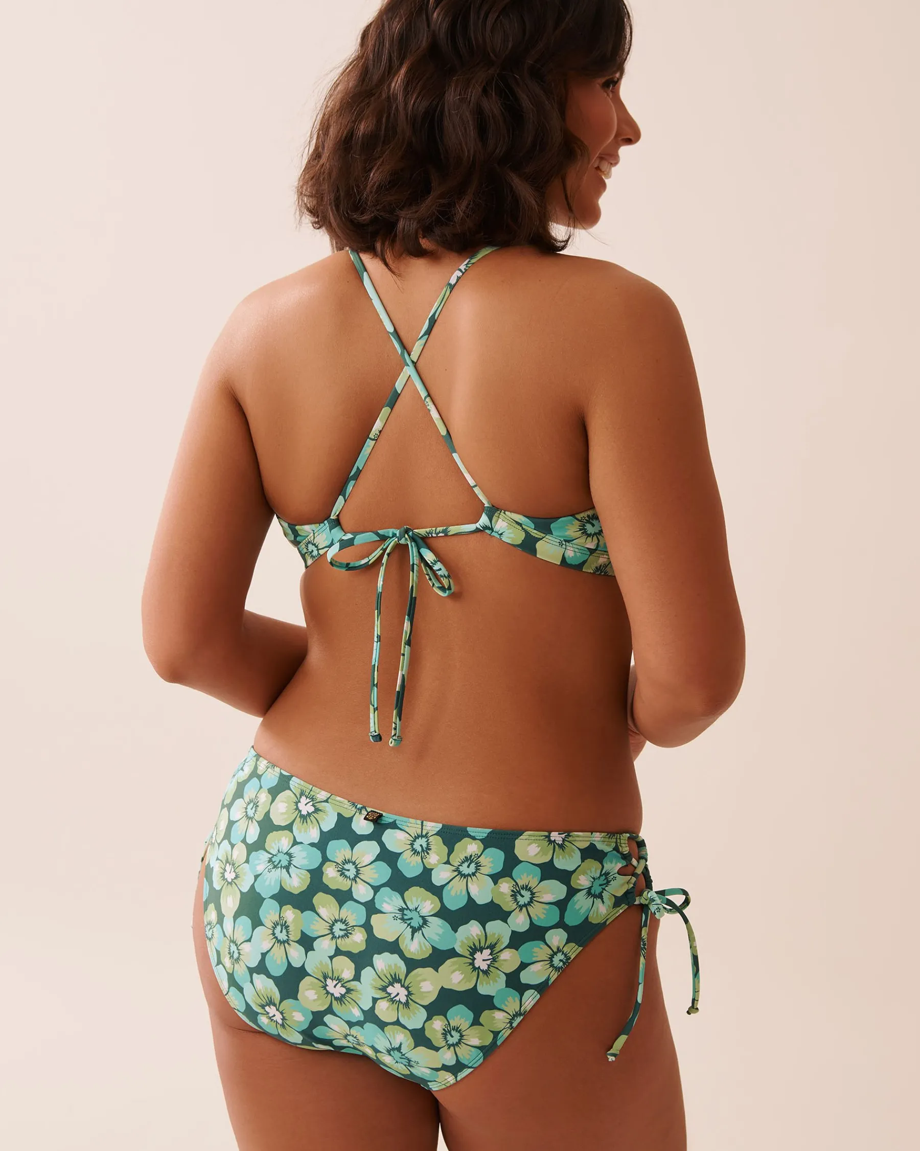 Clearance Recycled Fibers Bralette Bikini Top A Splashing Escape|Eco-conscious Swimwear