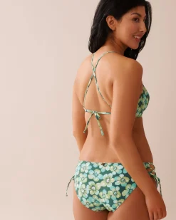 Clearance Recycled Fibers Bralette Bikini Top A Splashing Escape|Eco-conscious Swimwear