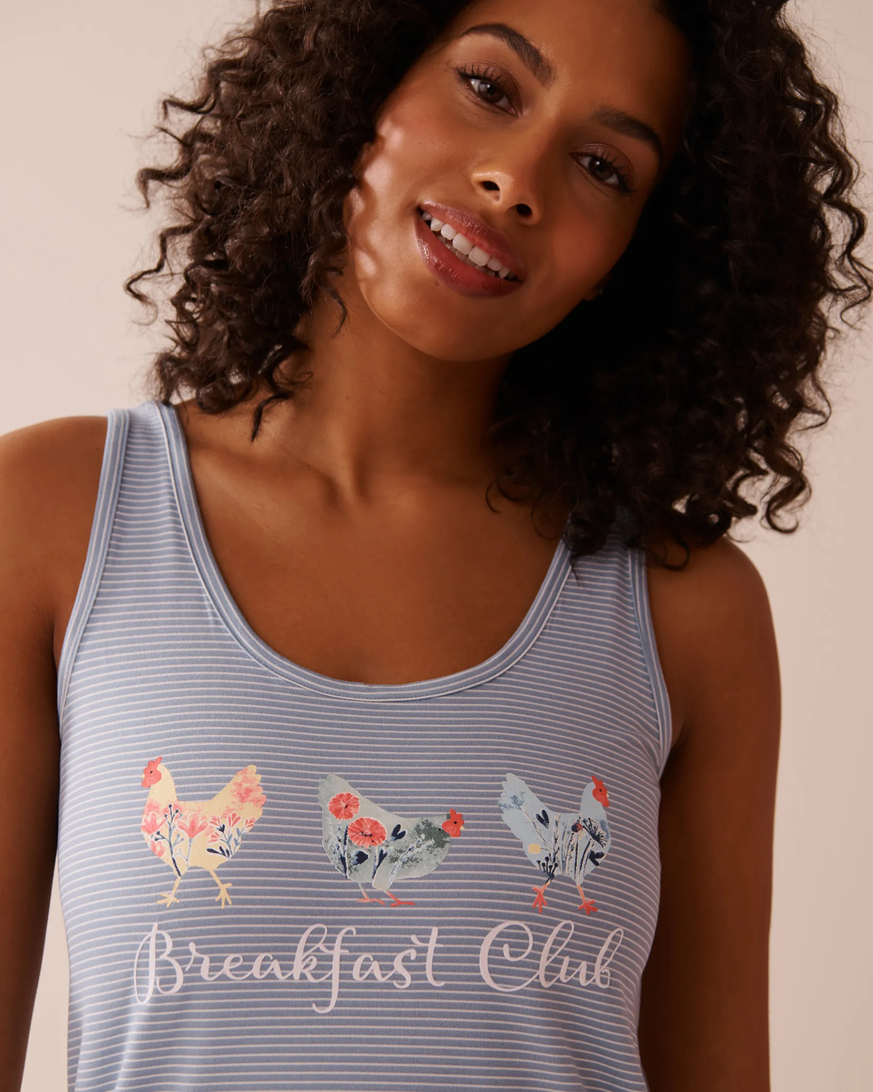 Clearance Chicken Print Super Soft Cami The Peachy Dream Collection|Tops