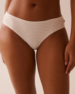 Crochet Cheeky Bikini Bottom Texture Play|On Neutral Ground