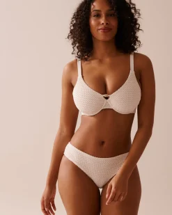 Crochet Cheeky Bikini Bottom Texture Play|On Neutral Ground