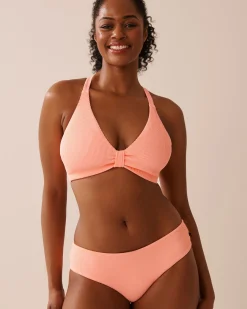 Ribbed Hipster Bikini Bottom Texture Play|Summer Romance