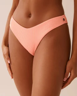 New Ribbed Thong Bikini Bottom Texture Play|Summer Romance