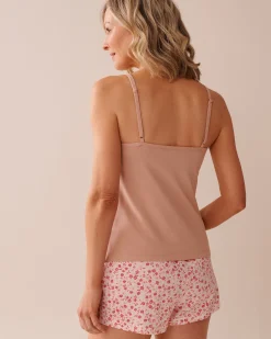 New Coton Cami Cotton Pajamas|Tops