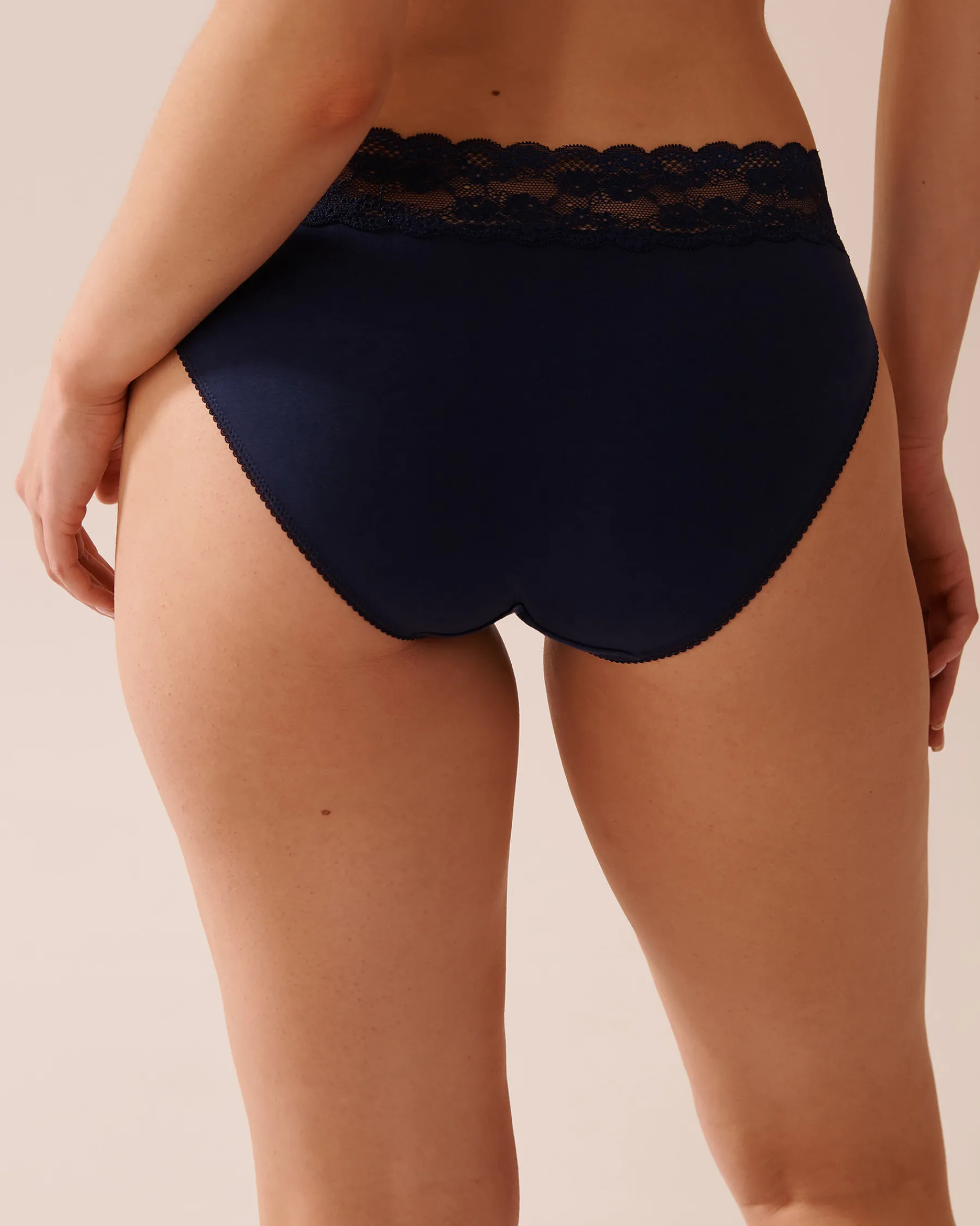 Discount Cotton and Lace Band Bikini Panty Cotton Panties|Bikini