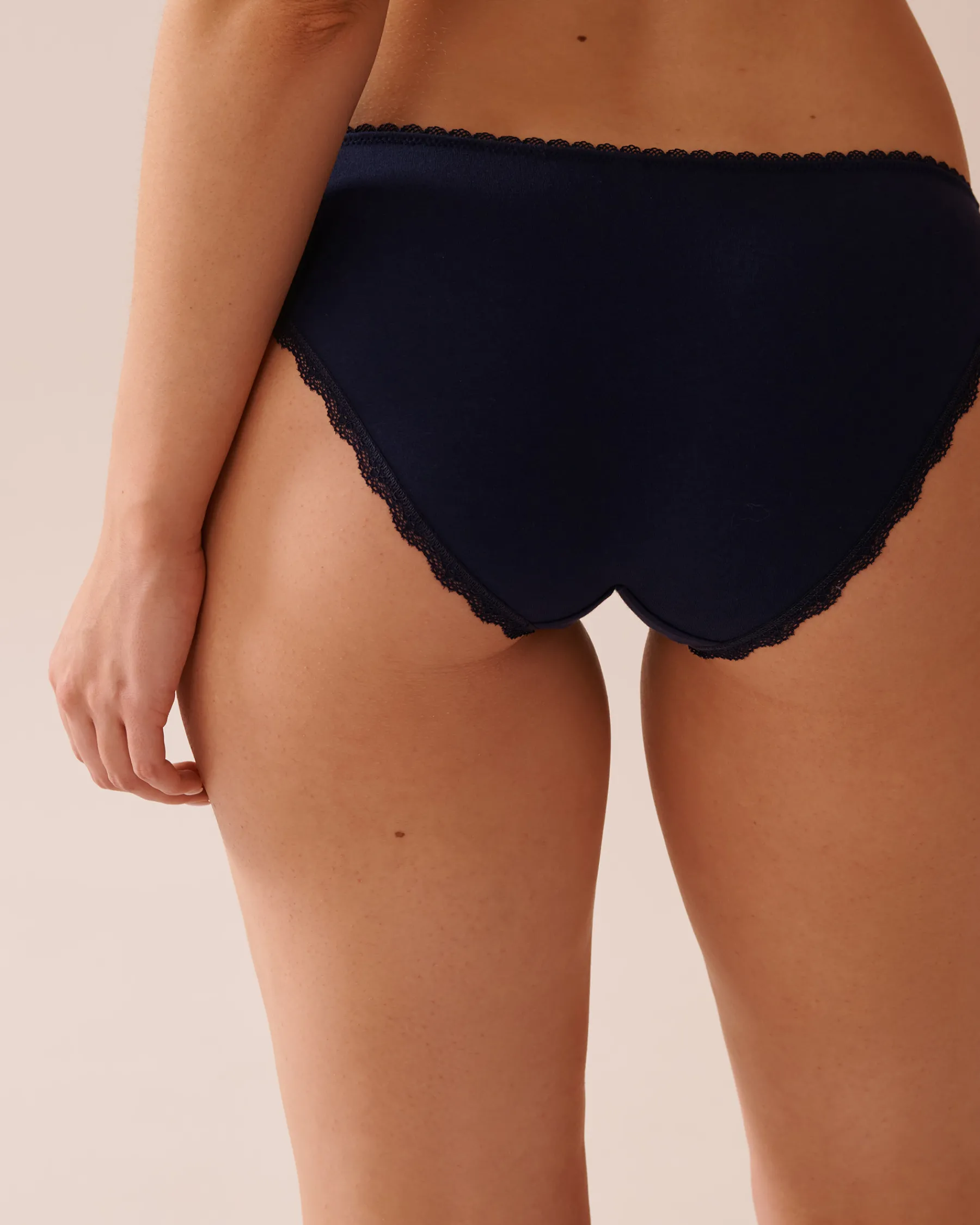 Online Cotton and Lace Detail Bikini Panty Cotton Panties|Bikini