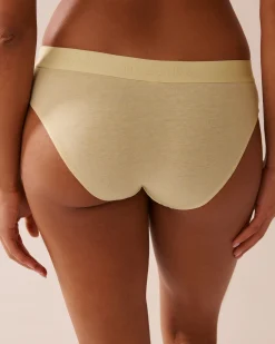 Hot Cotton and Logo Elastic Band Bikini Panty Cotton Panties|Bikini