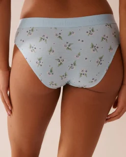 Sale Cotton and Logo Elastic Band Bikini Panty Cotton Panties|Bikini