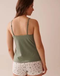 Sale Cotton Cami Cotton Pajamas|Tops