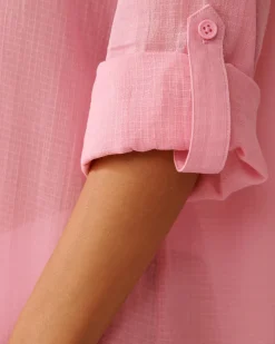 Sale Cotton Long Shirt Beachwear