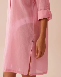 Sale Cotton Long Shirt Beachwear