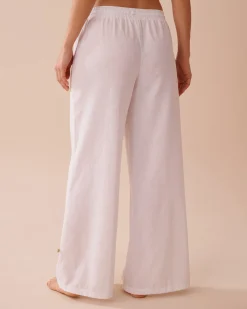 Clearance Cotton-Linen Blend Wide Leg Pants Always So Chic|Beachwear