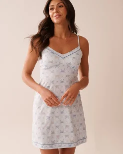 Sale Crab Print Super Soft Nightie The Peachy Dream Collection|Nightshirts