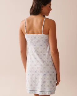 Sale Crab Print Super Soft Nightie The Peachy Dream Collection|Nightshirts