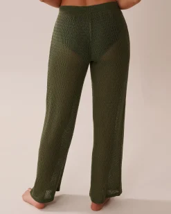 Outlet Crochet Pants Texture Play|On Neutral Ground