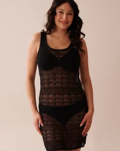 Hot Crochet Sleeveless Dress Always So Chic|Texture Play