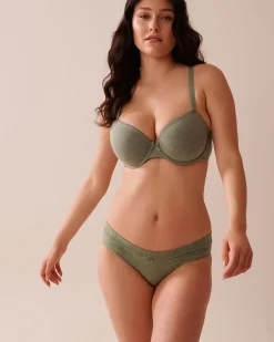 Sale Lightly Lined Demi Cotton Bra T-shirt Bras|Demi Cup