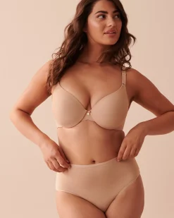 Hot Lightly Lined Sleek Back Bra T-shirt Bras|Full Coverage