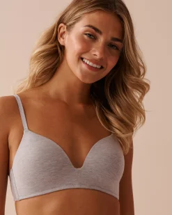 Lightly Lined Wireless Modal Bra T-shirt Bras|Demi Cup