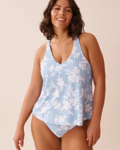 Clearance Racerback Tankini Top A Splashing Escape|Tankinis