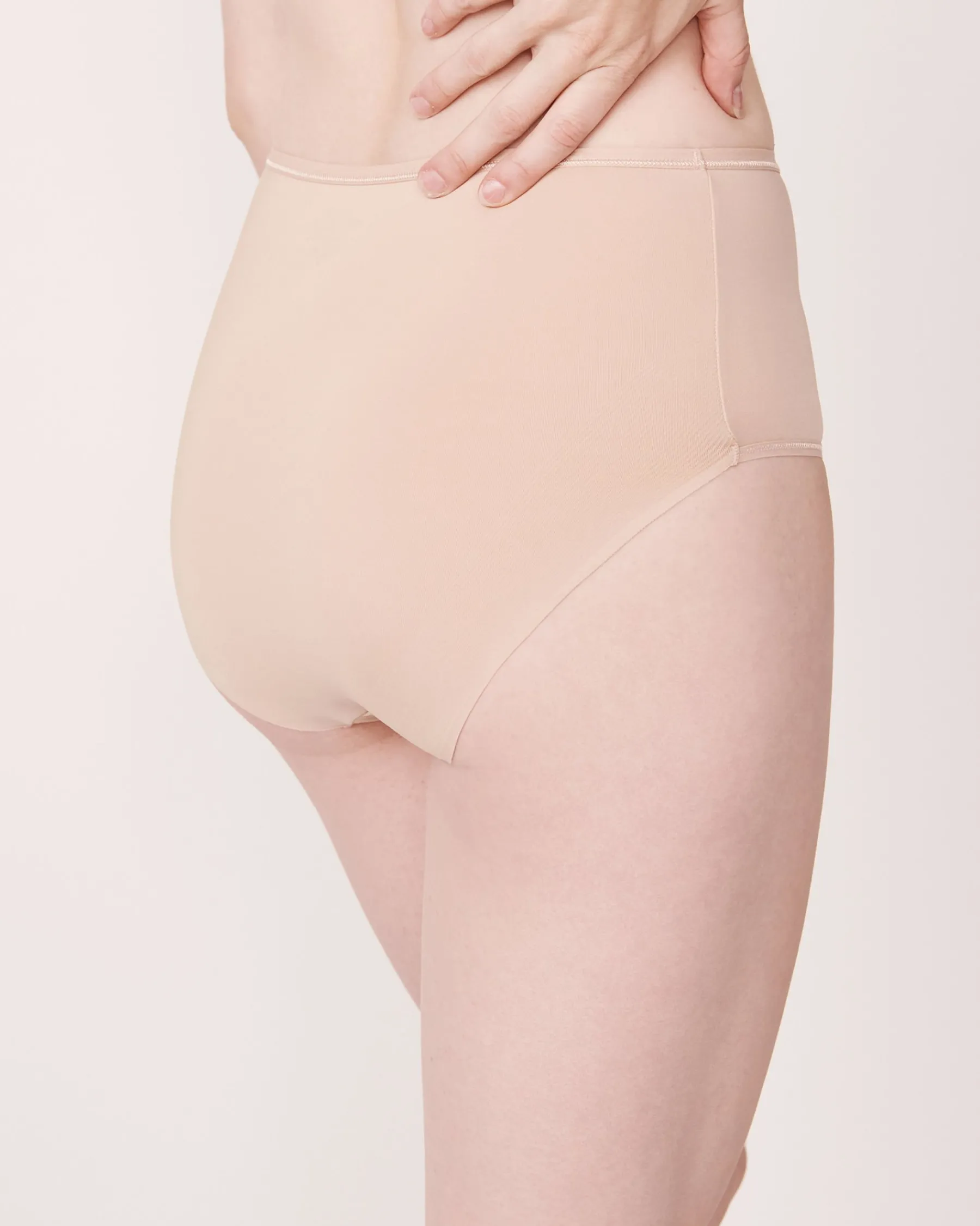 Clearance Microfiber Sleek Back High Waist Bikini Panty High Waist|Bikini