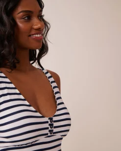 Best Nautical Stripe Super Soft Nightie The Peachy Dream Collection|Nightshirts