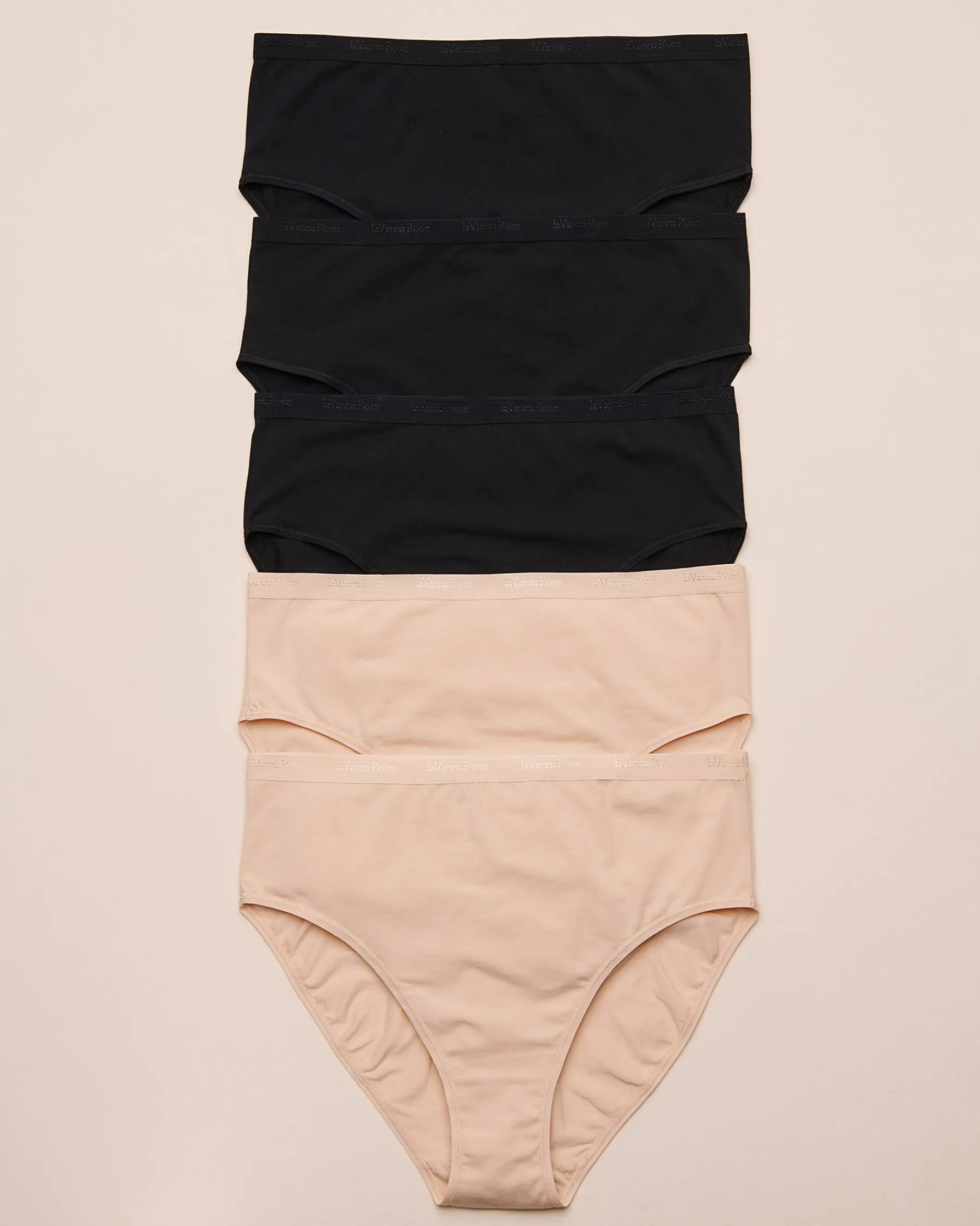 Sale 5-Pack Cotton High Waist Bikini Panty Panty Packs|Cotton Panties