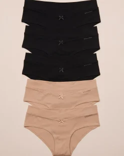 Online 5-Pack Cotton Hiphugger Panty Panty Packs|Cotton Panties