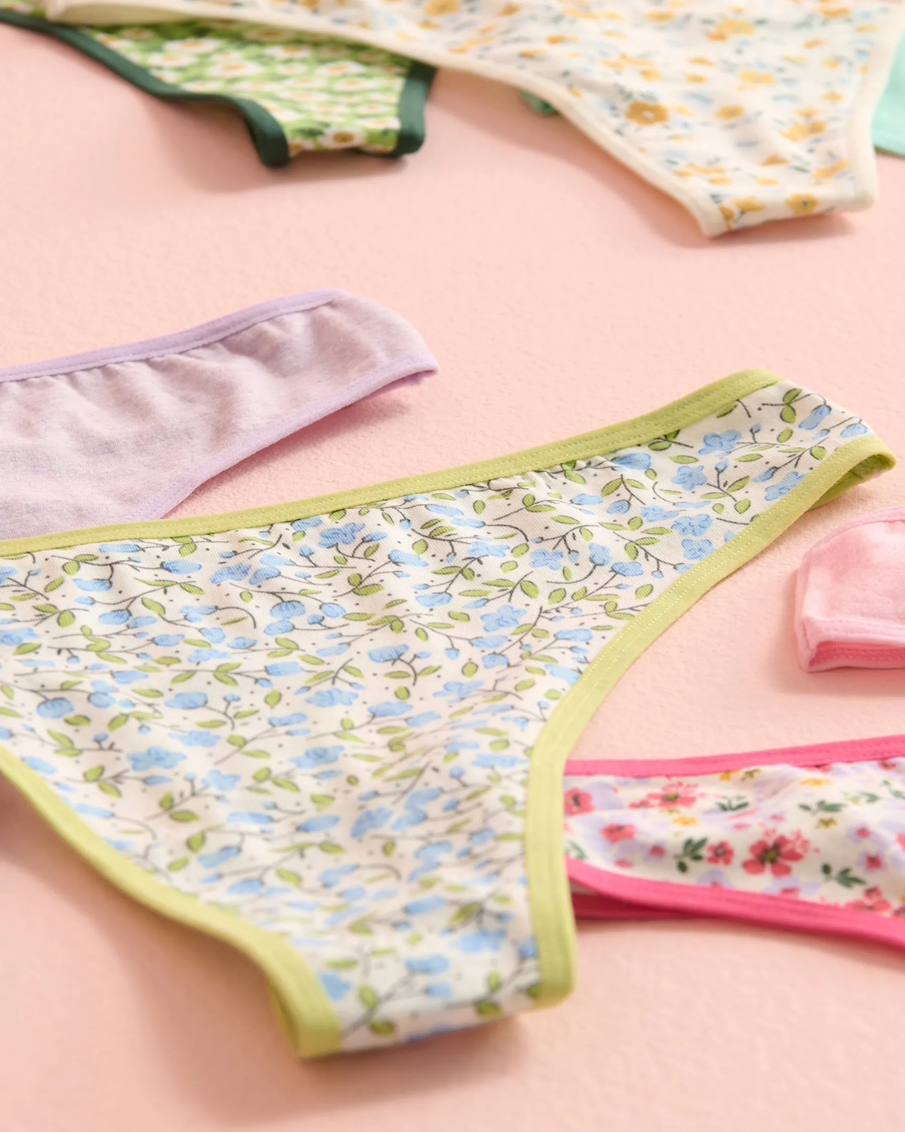 Outlet 10-Pack Cotton Thong Panty Panty Packs|Cotton Panties