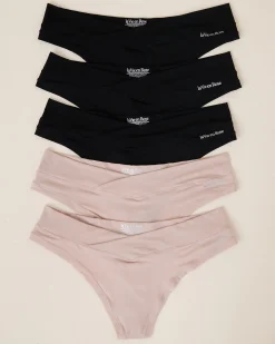 Discount 5-Pack Perfect Fit Thong Panty Panty Packs|Thong