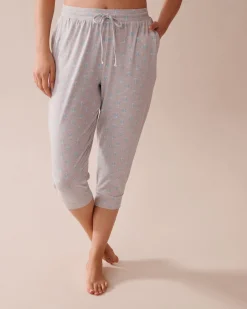 Clearance Seashell Print Super Soft Pajama Capris The Peachy Dream Collection|Bottoms