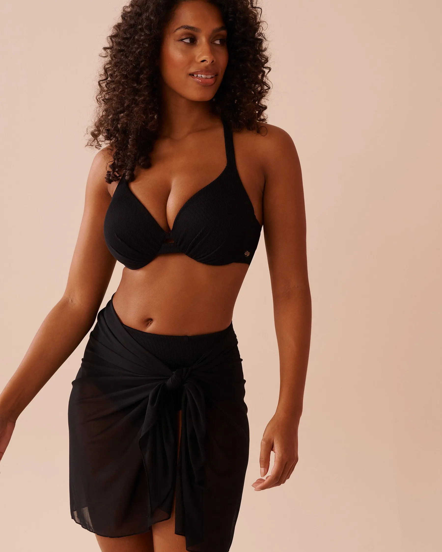 Discount Short Mesh Pareo Always So Chic|Black Swimwear