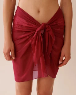 Hot Short Mesh Pareo Beachwear