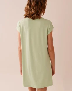 Hot Snail Print Super Soft Sleepshirt The Peachy Dream Collection|Nightshirts