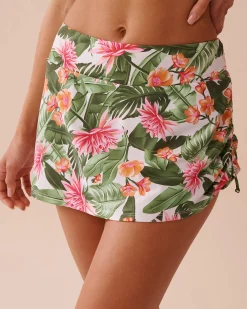 WATER LILY High Waist Skirt Bikini Bottom Bottoms