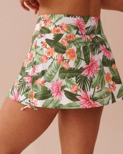 WATER LILY High Waist Skirt Bikini Bottom Bottoms