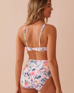 WATERCOLOR Bandeau Bikini Top Tops